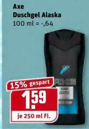 REWE Kaufpark Axe Duschgel Alaska Angebot