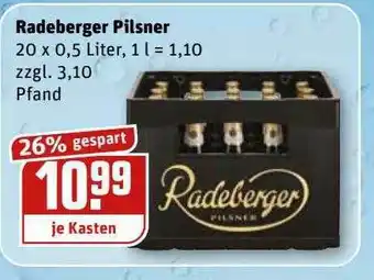 REWE Kaufpark Radeberger Pilsner Angebot