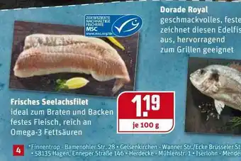 REWE Kaufpark Dorade Royal Oder Frisches Seelachsfilet Angebot