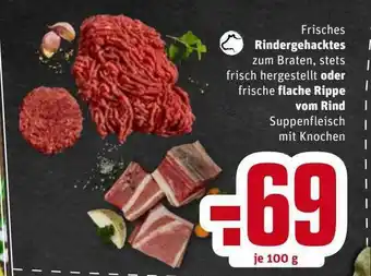 REWE Kaufpark Rindergehacktes Oder Flache Rippe Vom Rind Angebot