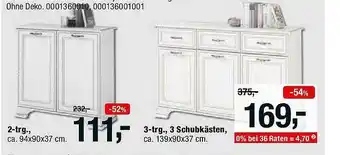 Opti Wohnwelt 3-tgr. 3 Schubkästen Angebot