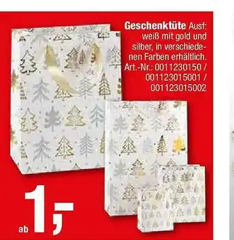 Opti Wohnwelt Geschenktüte Angebot