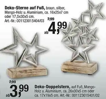 Opti Wohnwelt Deko-sterne Auf Fub, Deko-doppelstern Angebot