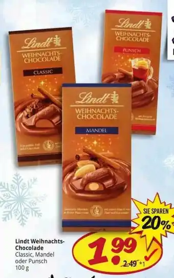 PicksRaus Lindt Weihnachts-chocolade Angebot