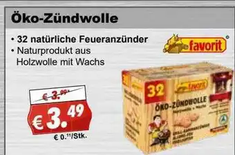 Stabilo öko-zündwolle Favorit Angebot