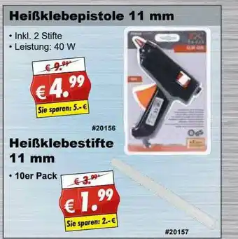 Stabilo Heißklepebistole 11 Mm Oder Heißklebestifte 11mm Angebot