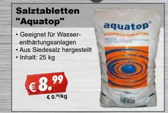 Stabilo Salztabletten Aquatop Angebot