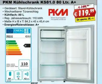 Stabilo Pkm Kühlschrank Ks81.0 Angebot