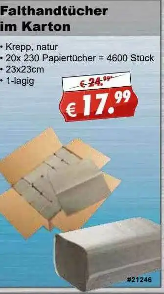 Stabilo Falthandtücher Im Karton Angebot