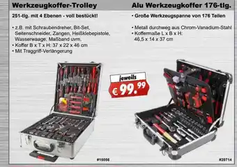 Stabilo Werkzeugkoffer-trolley Oder Alu Werkzeugkoffer 176-tlg Angebot