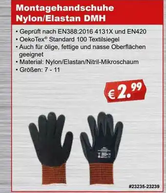 Stabilo Montagehandschuhe Nylon Oder Elastan Dmh Angebot