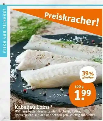 tegut Kabeljau Loins Angebot