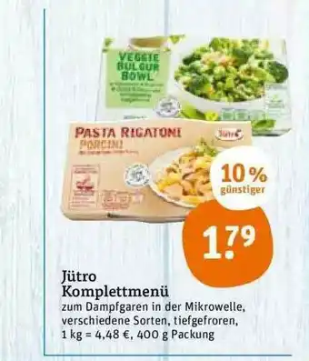 tegut Jütro Komplettmenü Angebot