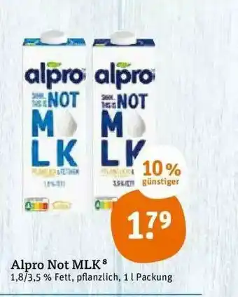 tegut Alpro Not MLK Angebot