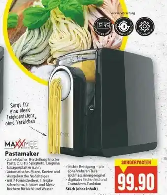 E-Center Maxxmee Pastamaker Angebot