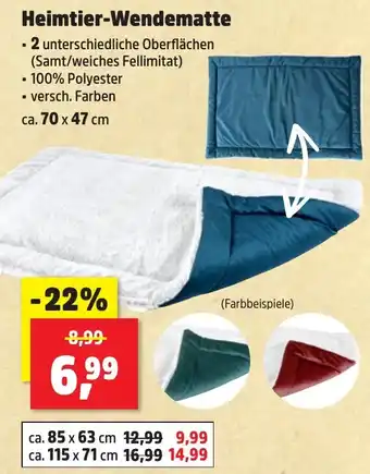 Thomas Philipps Heimtier-Wendematte Angebot