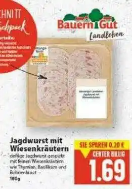 E-Center Jagdwurst Mit Wiesenkräutern Bauern Gut Angebot