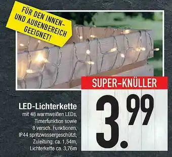 E-Center Led-licherkette Angebot