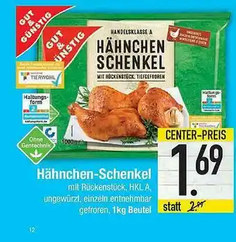 E-Center Hähnchen-schenkel Gut & Günstig Angebot