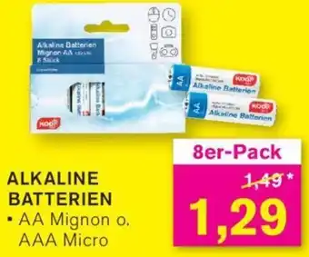 KODi ALKALINE BATTERIEN 8er-Pack Angebot