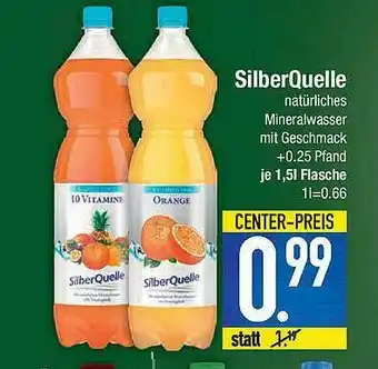 E-Center Silberquelle Natürliches Mineralwasser Angebot