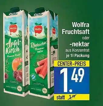 E-Center Wolfra Fruchtsaft Oder -nektar Angebot