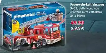 Globus Playmobil City Action Feuerwehr-Leitfahrzeug 9463 Angebot