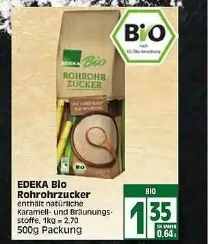 Edeka Edeka Bio Rohrohzucker Angebot