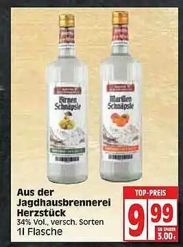 Edeka Aus Der Jagdhausbrennerei Herzstück Angebot