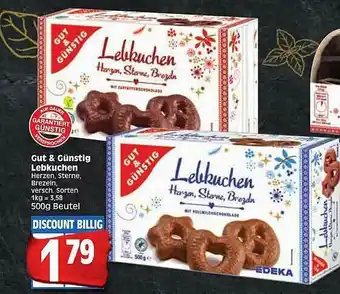 Edeka Gut & Günstig Lebkuchen Angebot