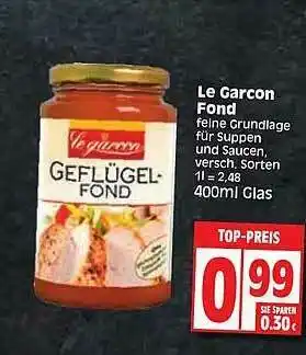 Edeka Le Garcon Fond Angebot