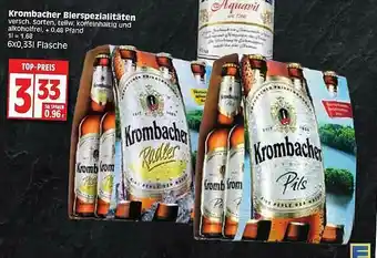 Edeka Krombacher Bierspezialitäten Angebot