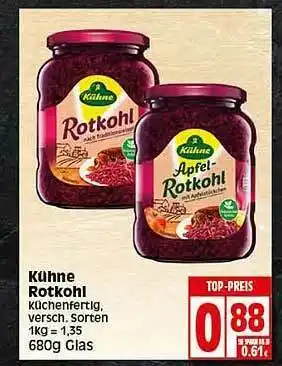 Elli Markt Kuhne Rotkohl Angebot