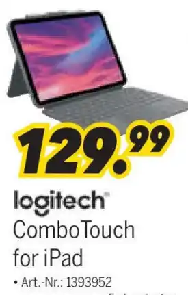 MEDIMAX logitech Combo Touch for iPad Angebot