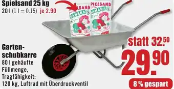 B1 Discount Baumarkt Gartenschubkarre Angebot