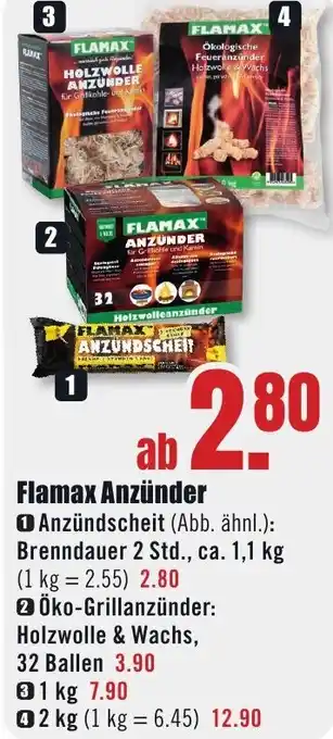 B1 Discount Baumarkt Flamax Anzünder Angebot