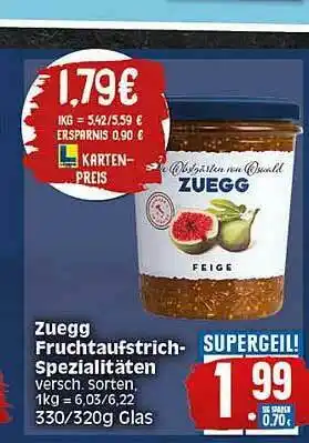 Elli Markt Zuegg Fruchtaufstrich Spezialitäten Angebot