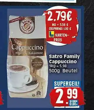 Elli Markt Satro Family Cappuccino Angebot