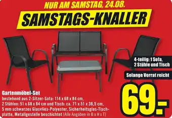 B1 Discount Baumarkt Gartenmöbel-Set Angebot