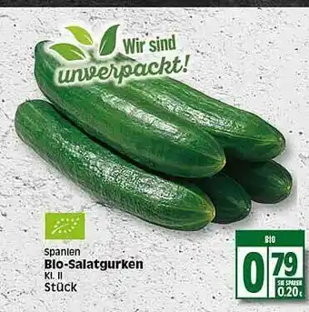 Elli Markt Bio-salatgurken Angebot