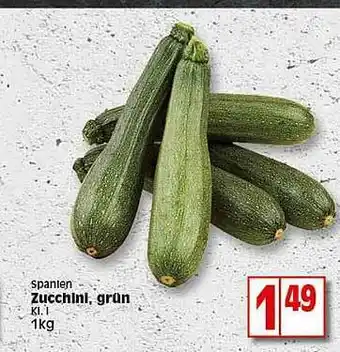 Elli Markt Spanien Zucchini, Grun Angebot