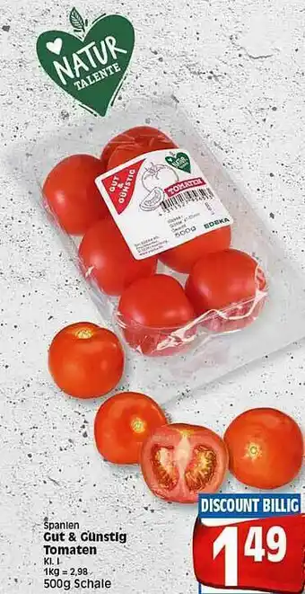 Elli Markt Gut & Günstig Tomaten Angebot