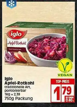 Elli Markt Iglo Apfel-rotkohl Angebot