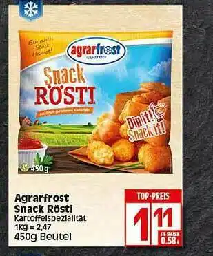 Elli Markt Agrarfrost Sanck Rösti Angebot