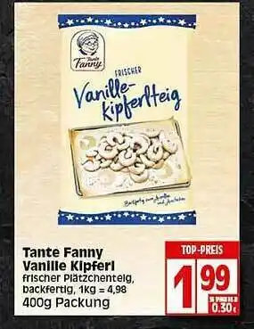 Elli Markt Tante Fanny Vanille Kipferl Angebot