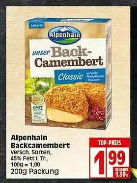 Elli Markt Alpenhain Backcamembert Angebot