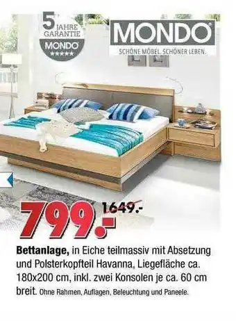 Franz Knuffmann Mondo Bettanlage Angebot