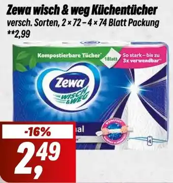 Simmel Zewa wisch&weg Küchentücher Angebot