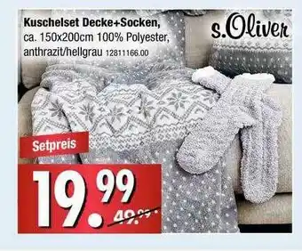 Franz Knuffmann S. Oliver Kuschelset Decke+socken Angebot