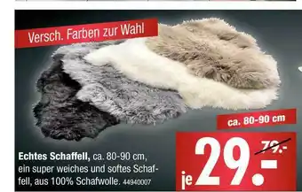 Franz Knuffmann Echtes Schaffell Angebot